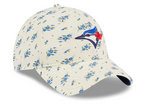 Women's Toronto Blue Jays New Era Cream Floral Bloom 9TWENTY - Adjustable Hat