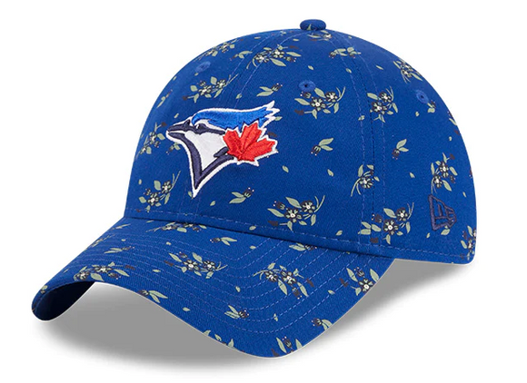 Women's Toronto Blue Jays New Era Royal Floral Bloom 9TWENTY - Adjustable Hat