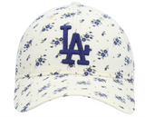 Los Angeles Dodgers New Era Women's Bloom 9TWENTY Adjustable Hat - Cream