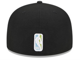 Men's New Era Black Toronto Raptors Color Pack 59FIFTY Fitted Hat