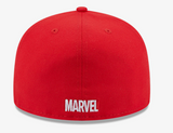 Men's Marvel Comics Beyond Spiderman Mask Through The Ages Red 59Fifty Fitted New Era Hat