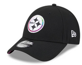 Men's Pittsburgh Steelers New Era Black 2023 NFL Crucial Catch 9FORTY Adjustable Hat