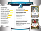 2023 Bowman Chrome Baseball HTA Choice Box - 3 Cards per Box