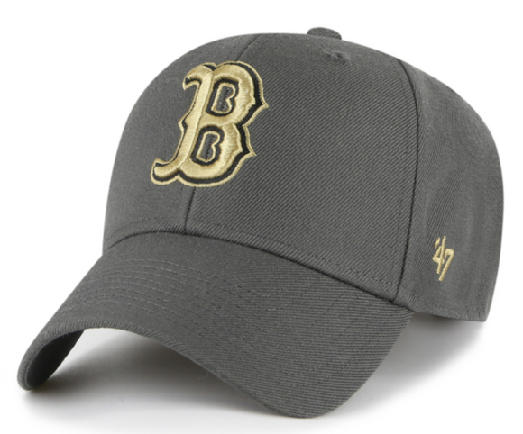 Boston Red Sox MLB '47 Brand Smoke Show MVP Snapback Hat - Charcoal