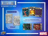 2023 Upper Deck Marvel Allegiance: Avengers VS X-Men Hobby Box 16 Packs per Box, 6 Cards per Pack