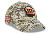 Cincinnati Bengals New Era 2023 Salute To Service 39THIRTY Flex Hat - Camo