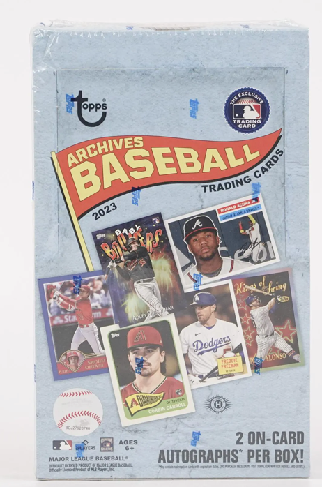 2023 Topps Archives Baseball Hobby Box 24 Packs per Box, 8 Cards per Pack