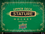 2022/23 Upper Deck Stature Hockey Hobby Box 8 Cards per Box