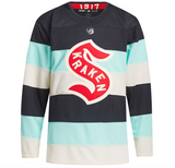 Men's Seattle Kraken adidas Deep Sea Blue 2024 NHL Winter Classic Primegreen Authentic Jersey