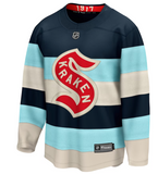 Men's Seattle Kraken Fanatics Branded Deep Sea Blue 2024 NHL Winter Classic Breakaway Jersey