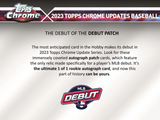 2023 Topps Chrome Update Series Baseball Hobby Box 24 Packs per Box, 4 Cards per Pack