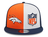 Men's New Era Orange/Navy Denver Broncos 2023 Sideline 9FIFTY Snapback Hat