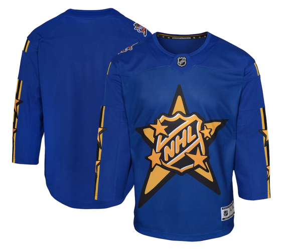 Youth Blue 2024 NHL All-Star Game Premier Jersey - Multiple Sizes