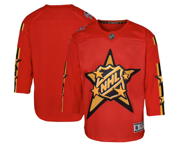 Youth Red 2024 NHL All-Star Game Premier Jersey - Multiple Sizes