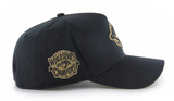 Men’s MLB Toronto Blue Jays ’47 Brand Deluxe Sure Shot MVP DT Adjustable Hat – Black/Gold