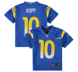 Kids Nike Cooper Kupp Blue Los Angeles Rams Game NFL Home Football Jersey - Multiple Sizes