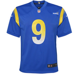 Youth Nike Matthew Stafford Blue Los Angeles Rams Game NFL Home Football Jersey - Multiple Sizes