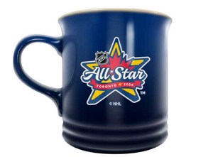 2024 Toronto NHL All Star Game Logo 14oz Blue Stoneware Mug - Coffee Tea