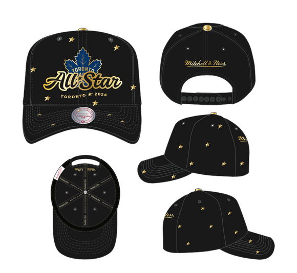 Men's 2024 NHL All Star Mitchell & Ness Starry Sky Snapback Hat Cap - Toronto Maple Leafs