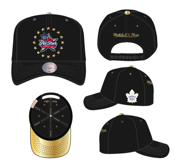 Men's 2024 NHL All Star Mitchell & Ness Diamond Sky Snapback Hat Cap ...