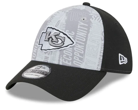 Men's New Era Gray/Black NFL Kansas City Chiefs 2023 Inspire Change 39THIRTY Flex Hat
