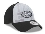 Men's New Era Gray/Black NFL San Francisco 49ers 2023 Inspire Change 39THIRTY Flex Hat
