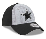Men's New Era Gray/Black NFL Dallas Cowboys 2023 Inspire Change 39THIRTY Flex Hat