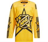 Men's 2024 NHL All-Star Game adidas x drew house Yellow Primegreen Authentic Jersey