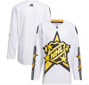 Men's 2024 NHL All-Star Game adidas x drew house White Primegreen Authentic Jersey