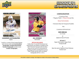 2023 Upper Deck Goodwin Champions 8-Pack Blaster Box 7 Packs + 1 Bonus Pack per Box, 5 Cards per Pack