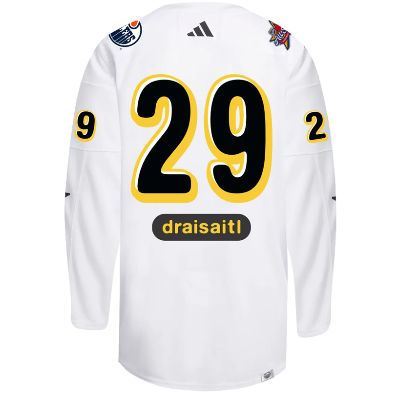 Men's 2024 NHL All-Star Game adidas x drew house White Primegreen