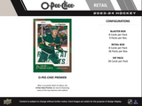 2023/24 Upper Deck O-Pee-Chee Hockey 9-Pack Blaster Box 9 Packs Per Box, 8 Cards Per Pack
