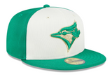 Toronto Blue Jays New Era 2024 St. Patrick's Day 59FIFTY Fitted Hat - White/Green