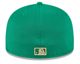 Toronto Blue Jays New Era 2024 St. Patrick's Day 59FIFTY Fitted Hat - White/Green