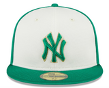 New York Yankees New Era 2024 St. Patrick's Day 59FIFTY Fitted Hat - White/Green