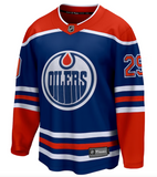 Men's Edmonton Oilers Leon Draisaitl Fanatics Branded Royal Home - Premier Pro Breakaway Player Jersey