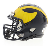 Ridell University of Michigan Wolverines Football Jim Harbaugh Autographed Mini Helmet