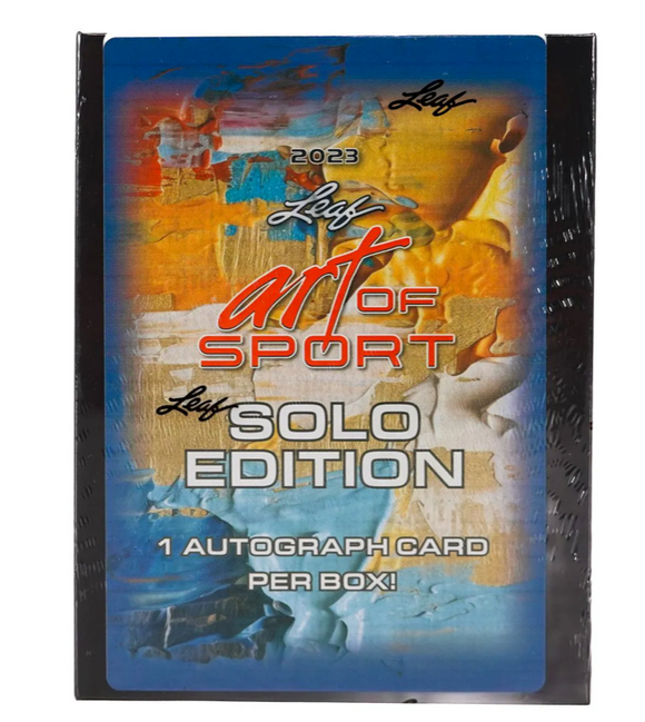 2023 Leaf Art of Sport Solo Edition Factory Sealed Box - 1 Premium Hit