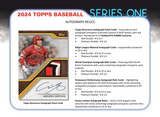 2024 Topps Series 1 Baseball Hobby Jumbo Box 10 Packs Per Box, 40 Cards Per Pack