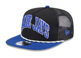 Men's Toronto Blue Jays New Era Two Tone Throwback Bar Golfer Meshback Snapback Hat