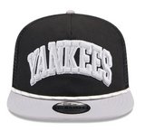Men's New York Yankees New Era Two Tone Throwback Bar Golfer Meshback Snapback Hat