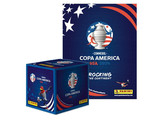 PANINI COPA America 2024 USA One Soft Cover Album One Sticker Boxed 250 Sticker