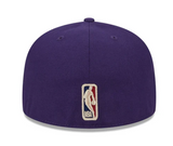 Men's New Era Purple Classic Charlotte Hornets NBA Basketball 59FIFTY Fitted Hat
