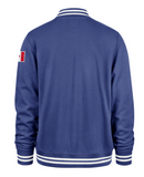 Men's Toronto Blue Jays Cooperstown Logo Wax Pack Pro '47 Camden Track Jacket - Royal Blue