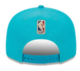 Men's New Era Teal Classic Charlotte Hornets NBA Basketball 9FIFTY Snapback Hat