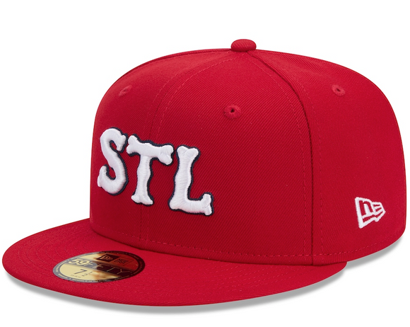 Men's St. Louis Cardinals New Era Red 2024 City Connect 59FIFTY Fitted Hat