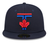 Men's Toronto Blue Jays New Era Navy 2024 City Connect 59FIFTY Fitted Hat