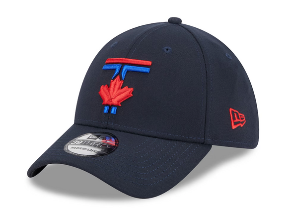 Men's Toronto Blue Jays New Era Navy 2024 City Connect 39THIRTY Flex Hat