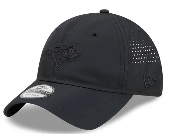Men's Toronto Blue Jays New Era Black 9TWENTY Active Adjustable Hat