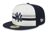 Men's New York Yankees New Era Cream/Navy 2024 MLB All-Star Game Workout 59FIFTY Fitted Hat